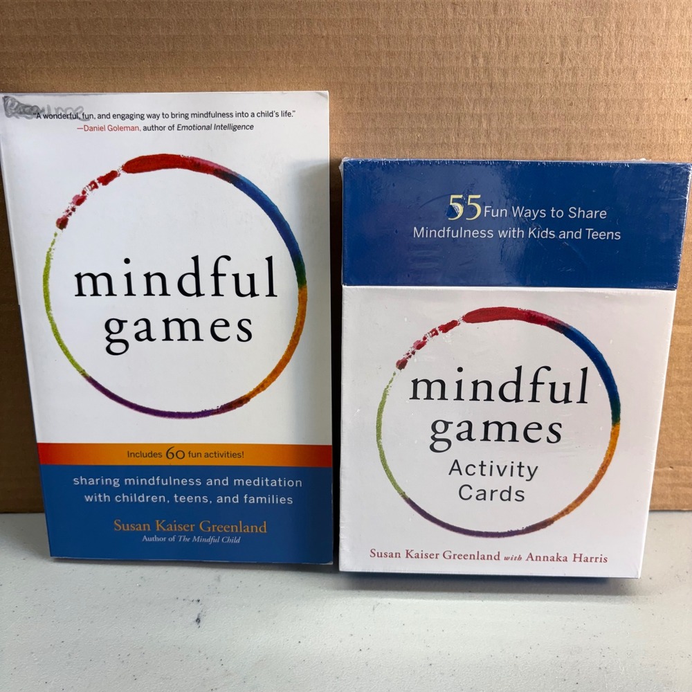 Mindful Games Book and Activity Cards Susan Kaiser Greenland Mindfulness Set